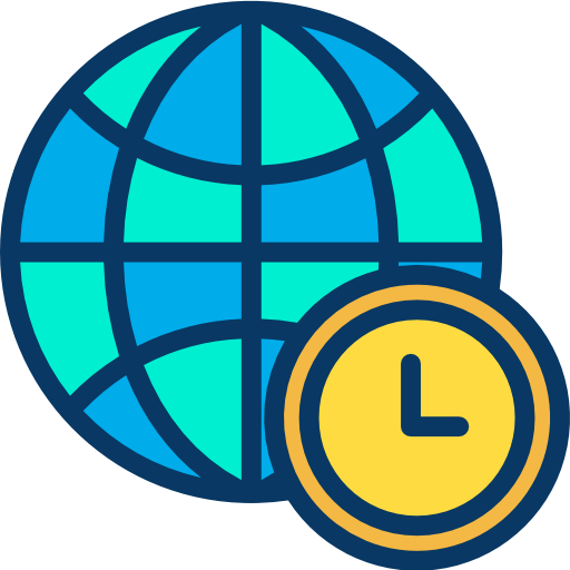 Time Zone Alignment Icon